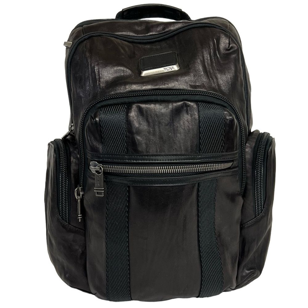 ✨ Tumi Black Professional Leather Backpack ✨